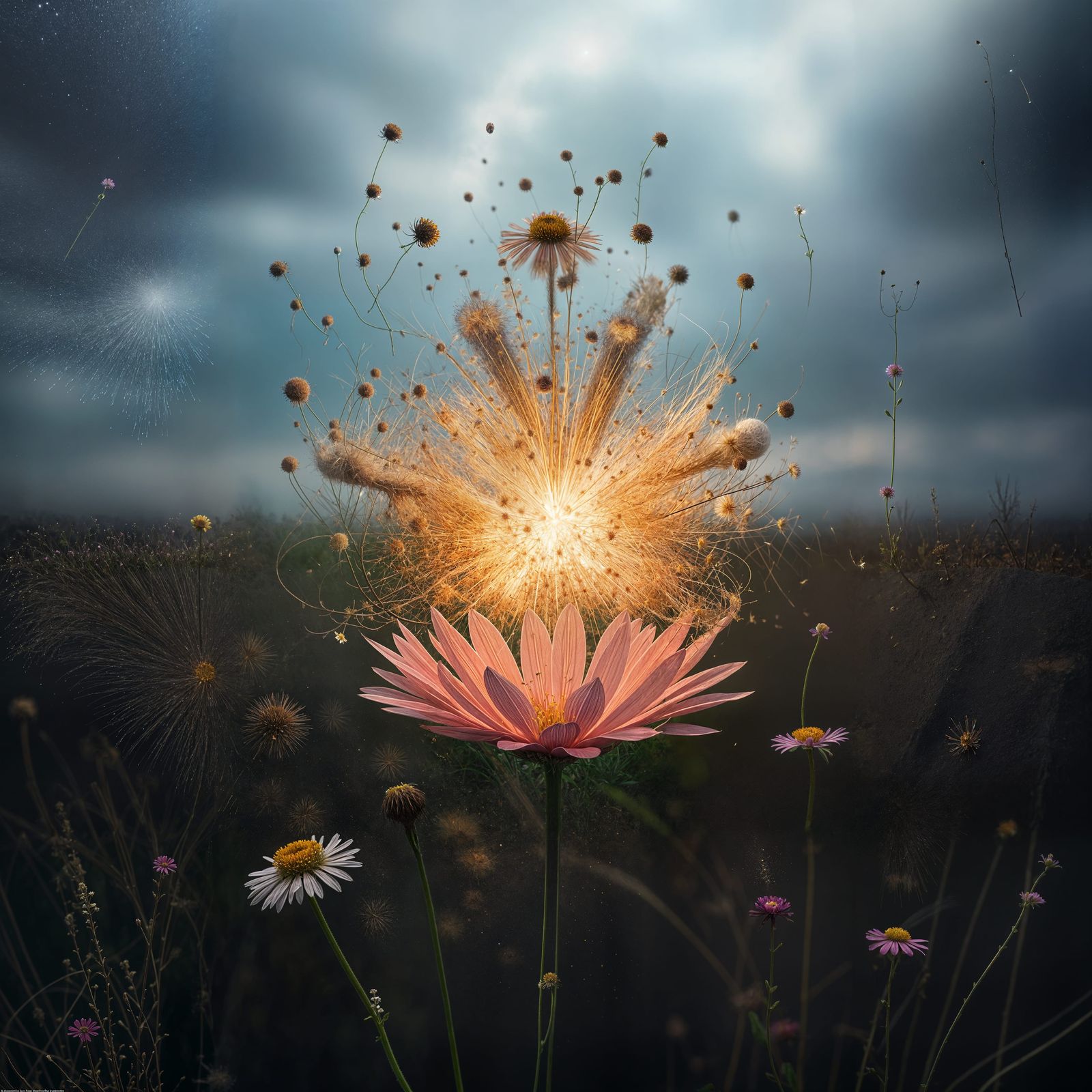 Surreal Explosion of Nothingness and Mortality