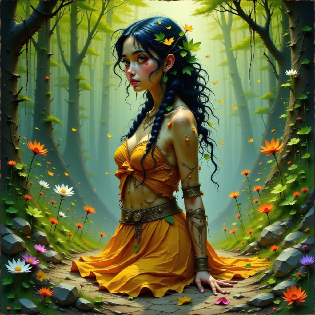 Majestic Jogah of Iroquois Folklore in Fantasy Art Style