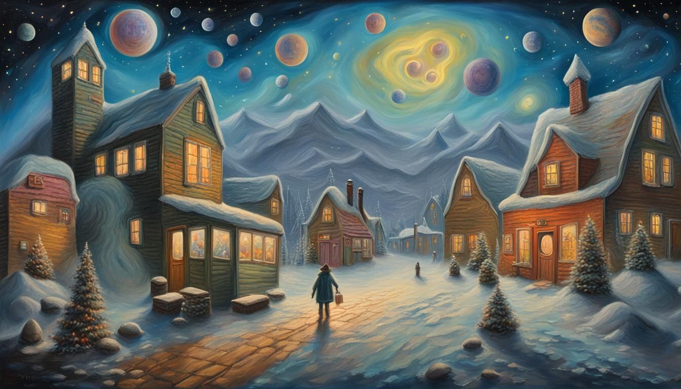 Cosmic Snow Village
