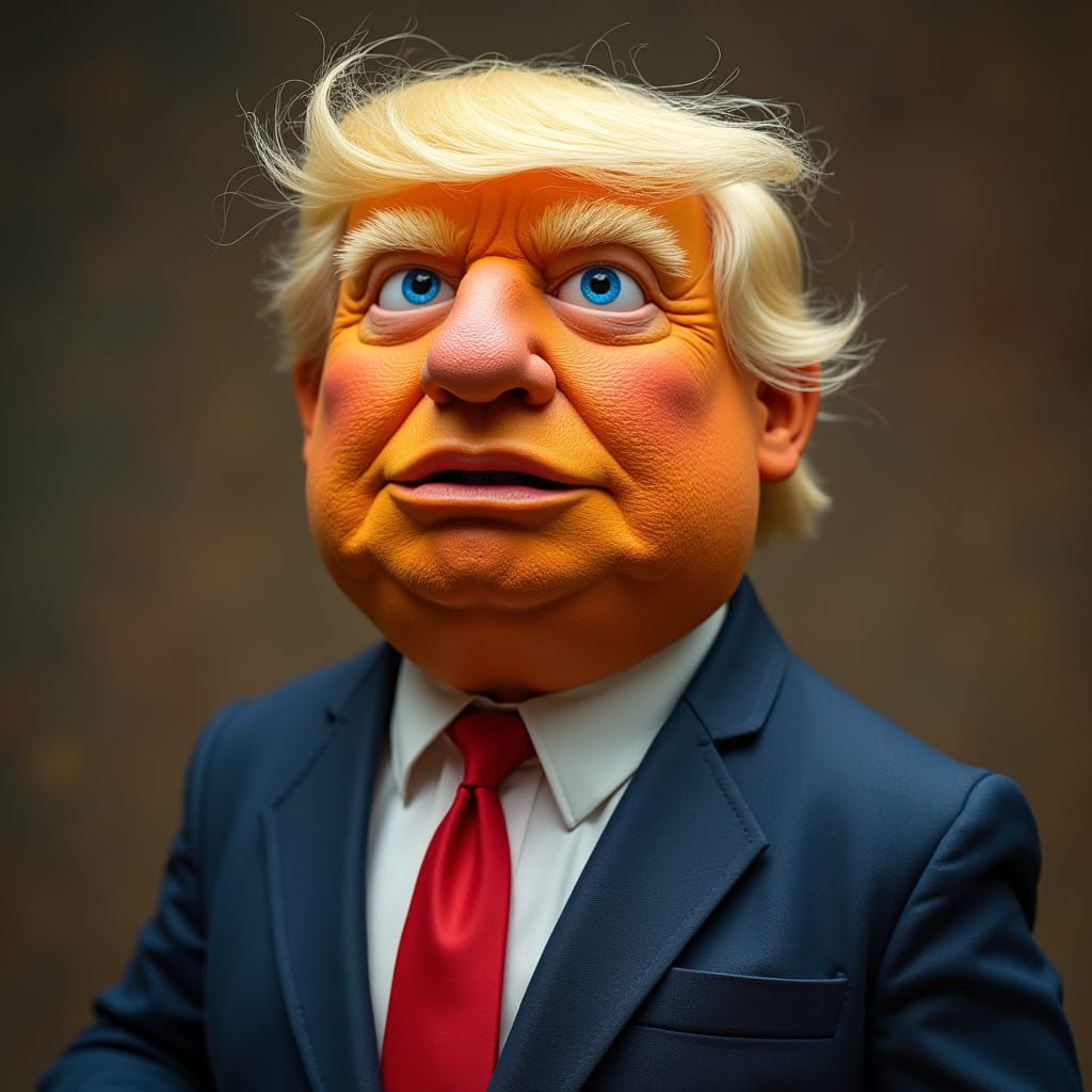 Donald Trump as a Comedic Muppet Character