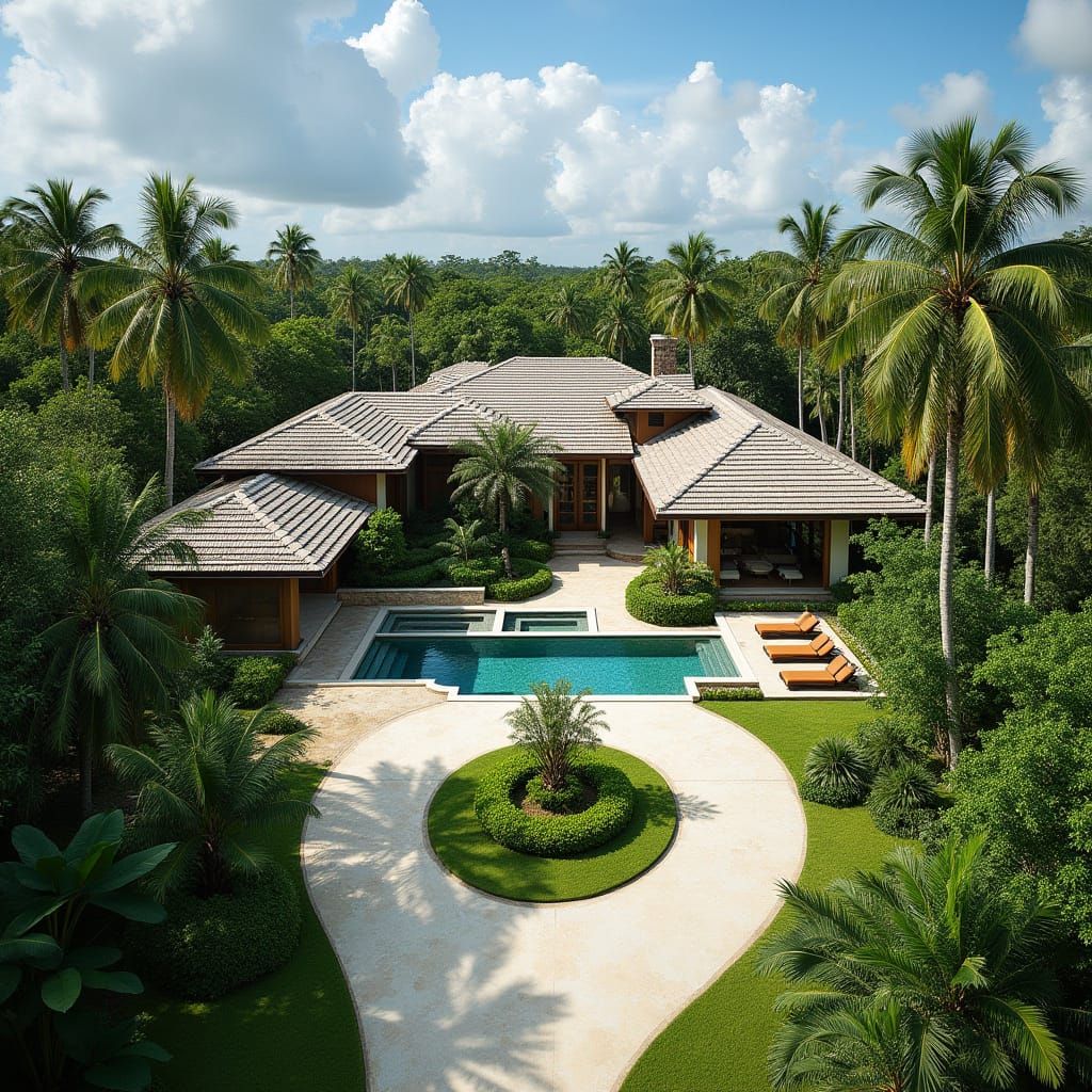 Luxurious Belizean Jungle Mansion in Tropical Paradise