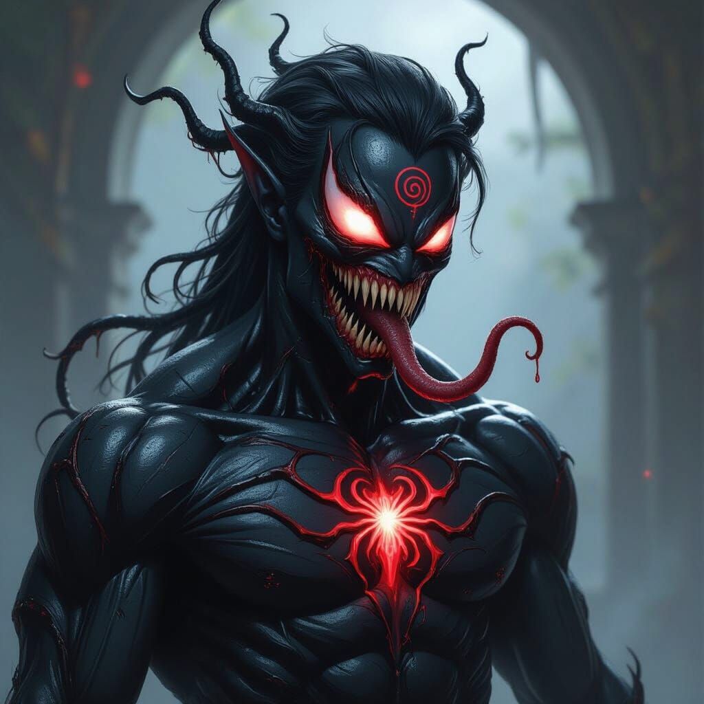 Klyntar Fused Eladrin With Venomized Maw