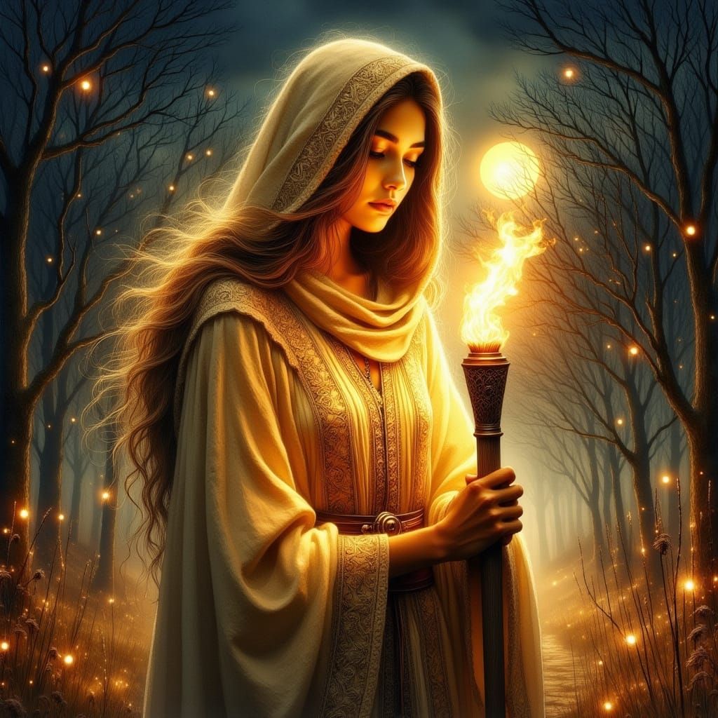 Keeper of the Flame: Mystical Fantasy Art