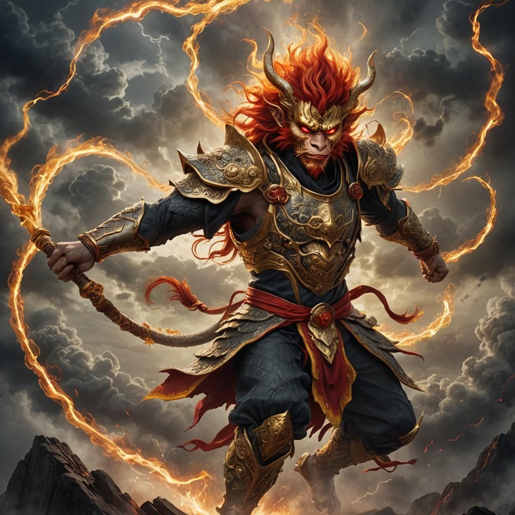 Monkey King (Wukong) Neon Whip