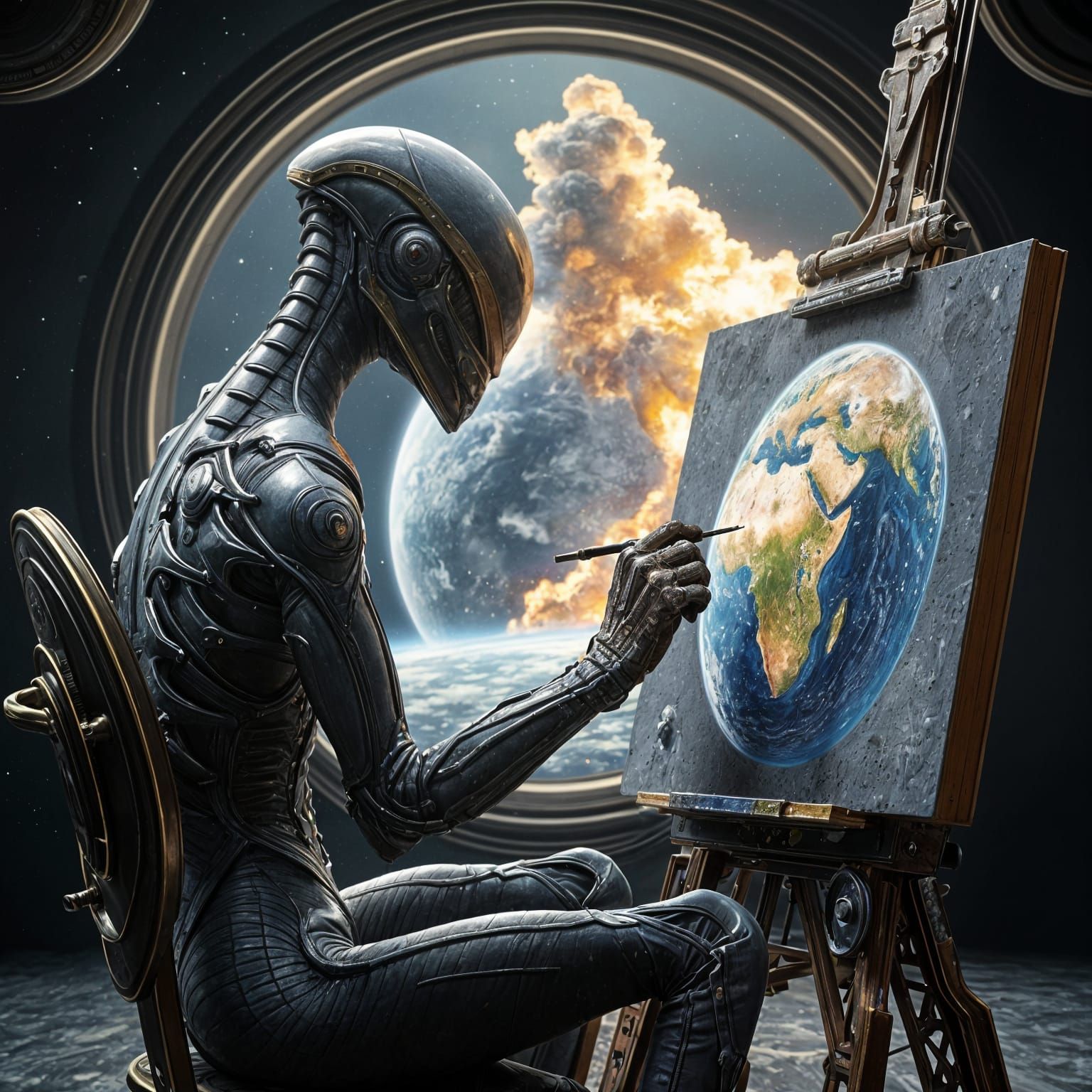 Earths last moments