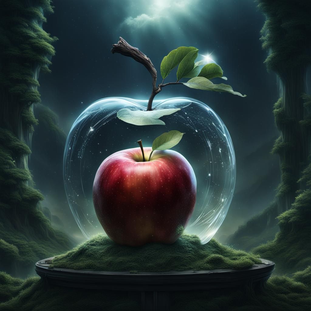 Magically Transparent Apple: Digital Matte Painting