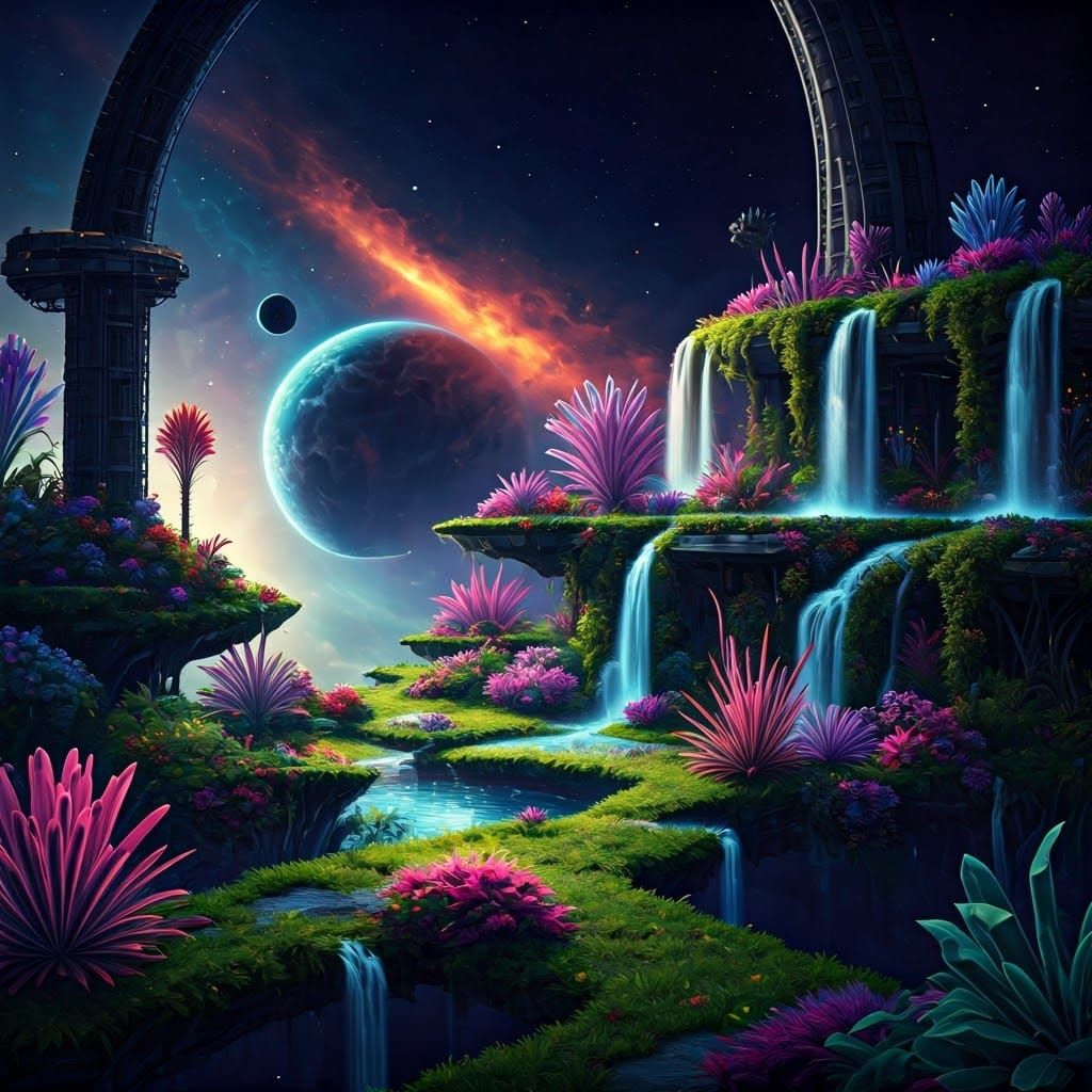 Galactic Oasis in Cosmic Space