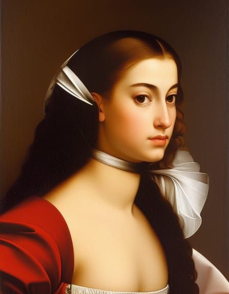 Renaissance Portrait of a Youth in Baroque Style