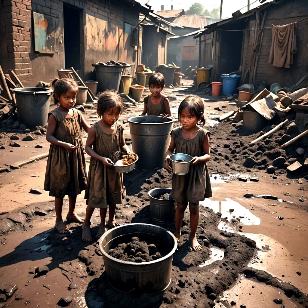 Slum Life: Children in a Coal Dust City
