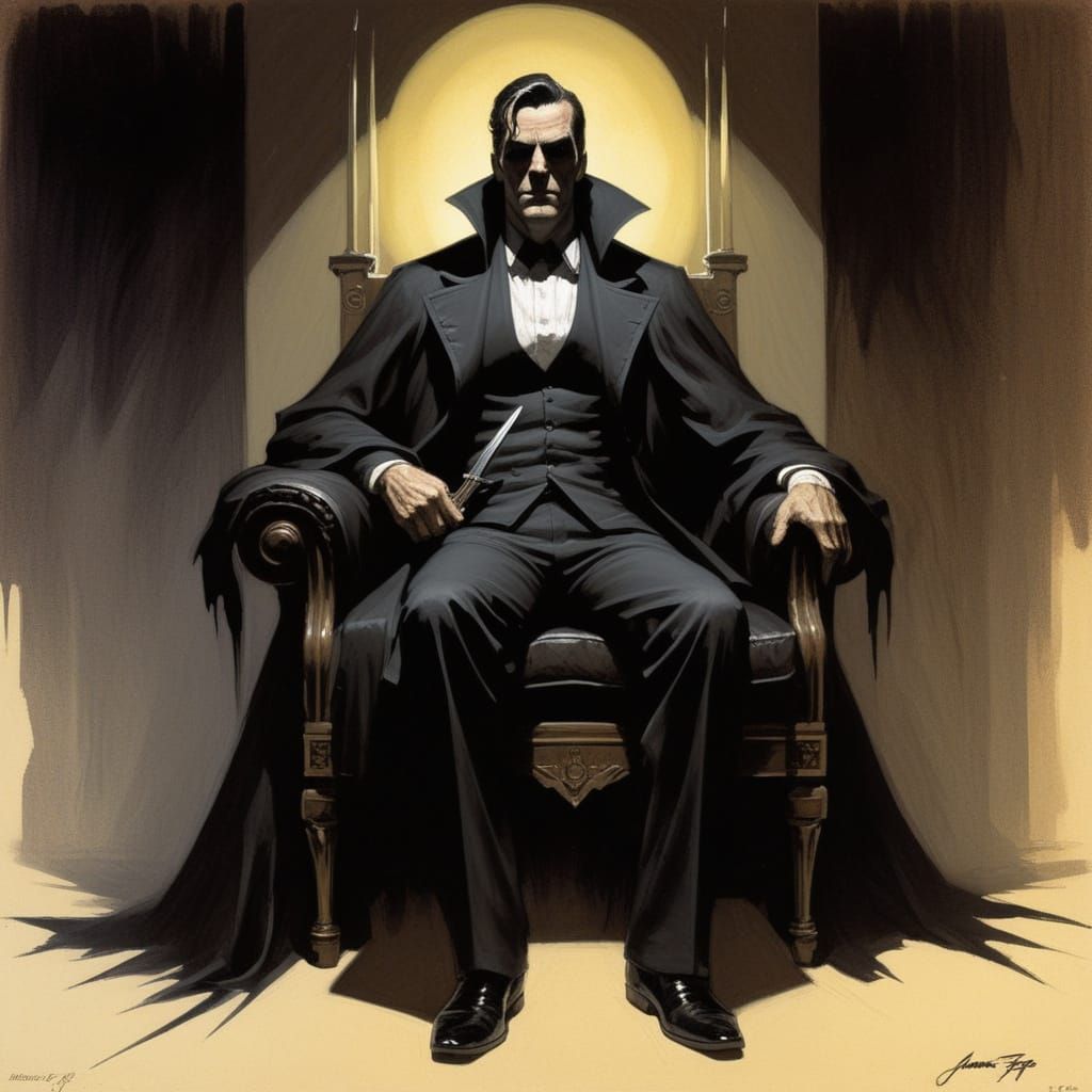 Grimdark Propaganda Art Style