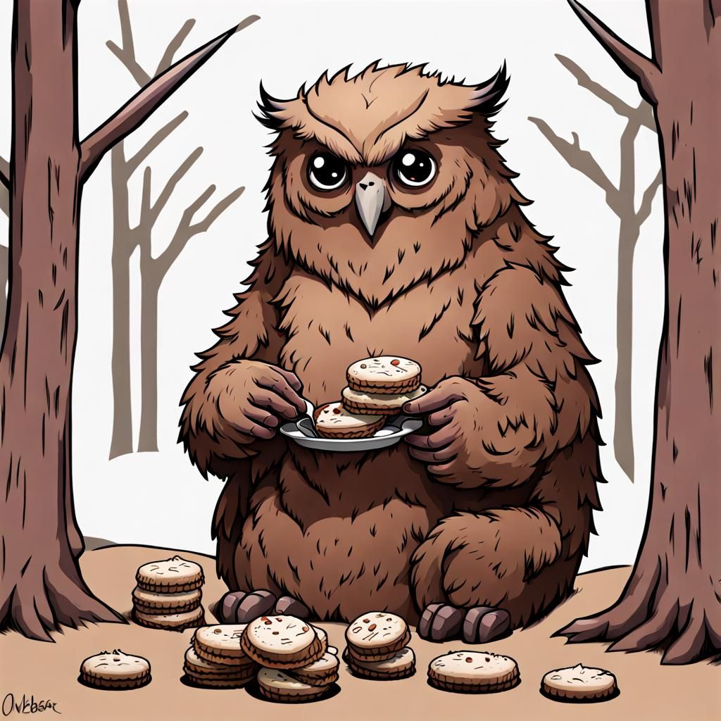 Owlbear's Delight: A Whimsical Snack Time