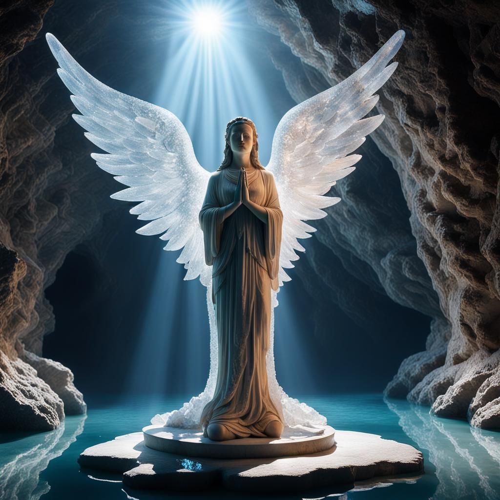 Crystal Angels in Prayer