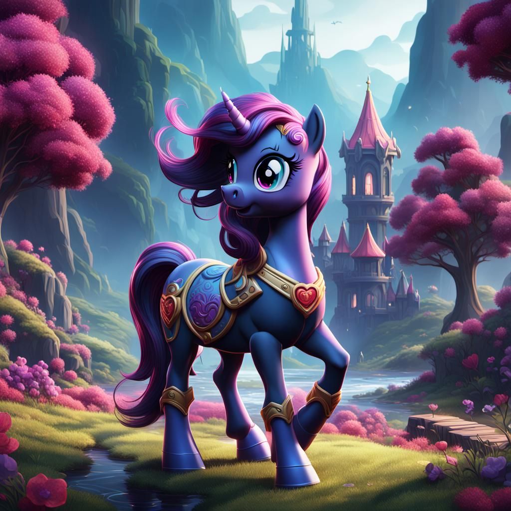 Detailed Matte Painting of Heartthrob My Little Pony