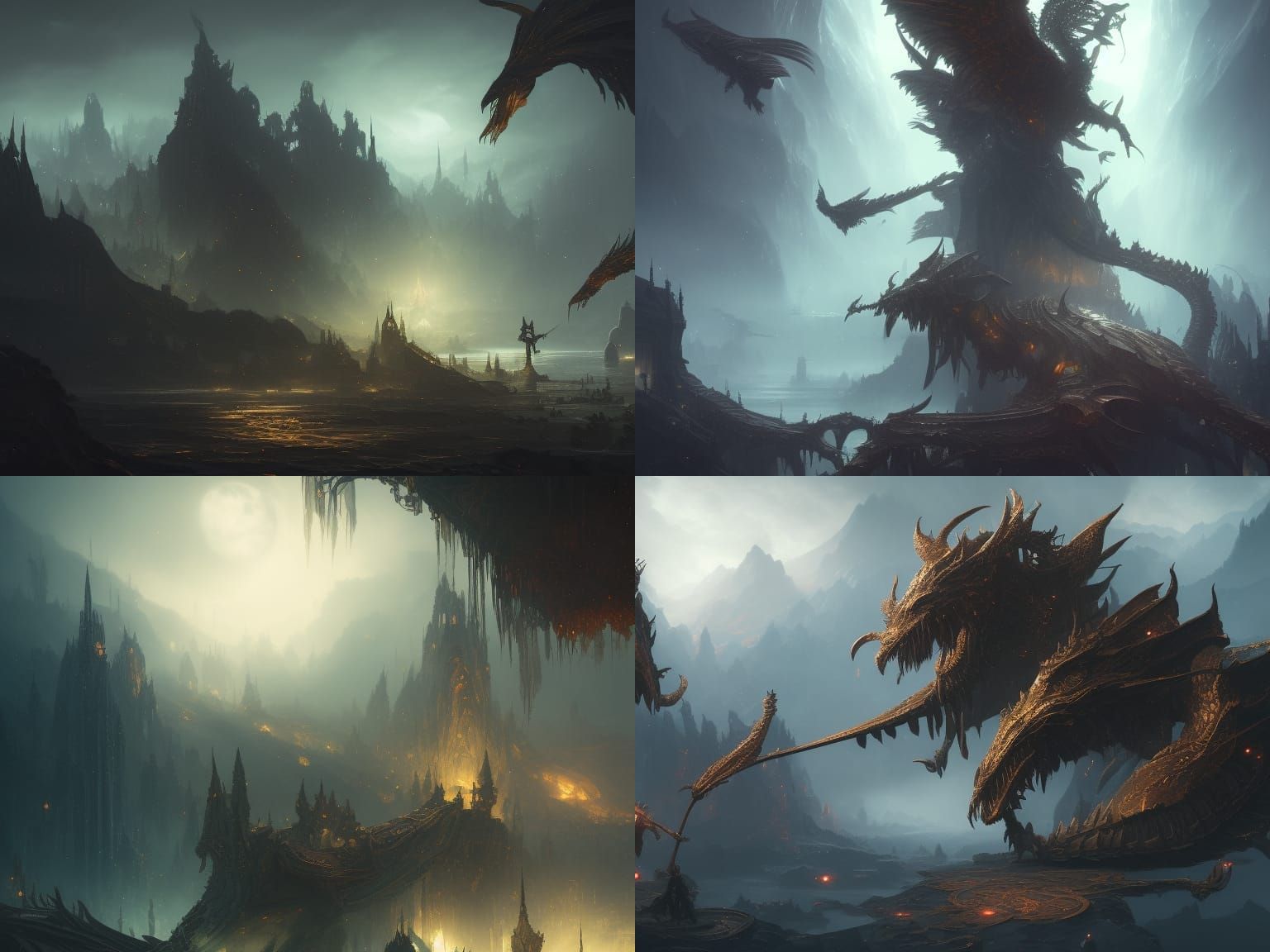 Bakunawa, The Moon-Eater: Detailed Matte Painting