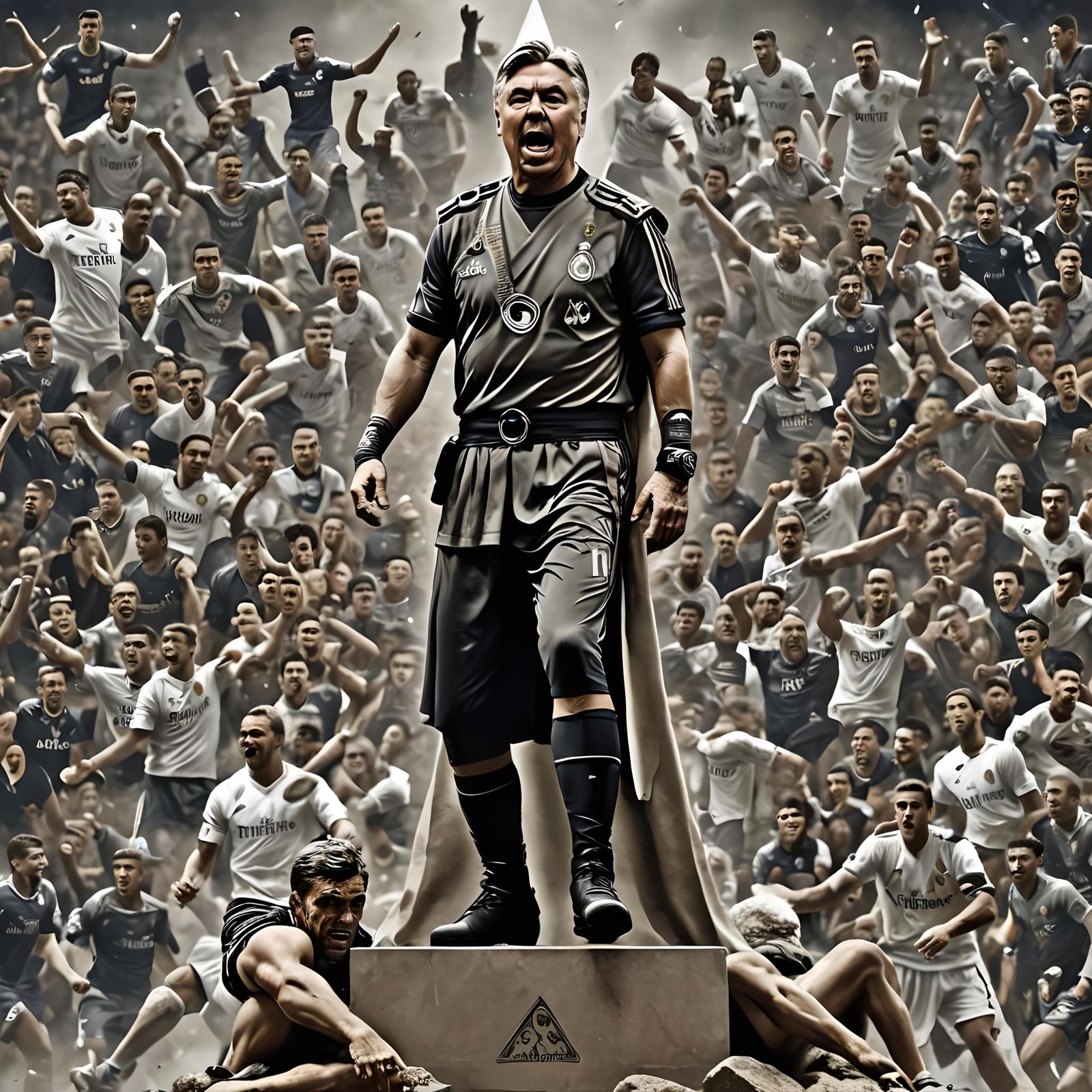 Carlo Ancelotti as Gladiator Hero