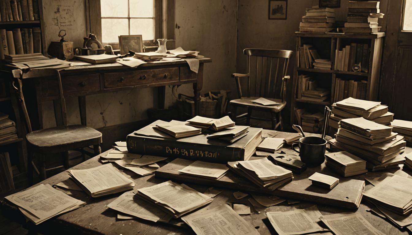 Melancholic Still Life: PayPal Check in Moody Realism