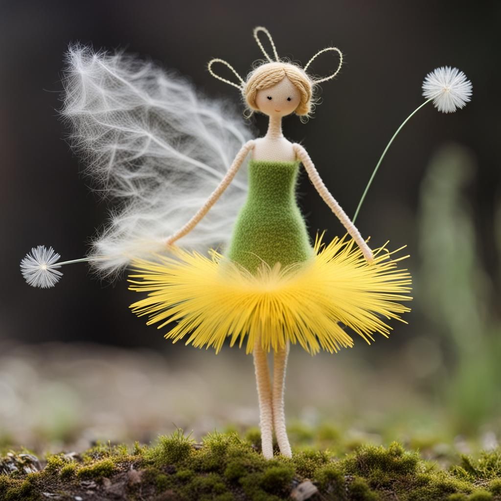 dandelion fairy doll