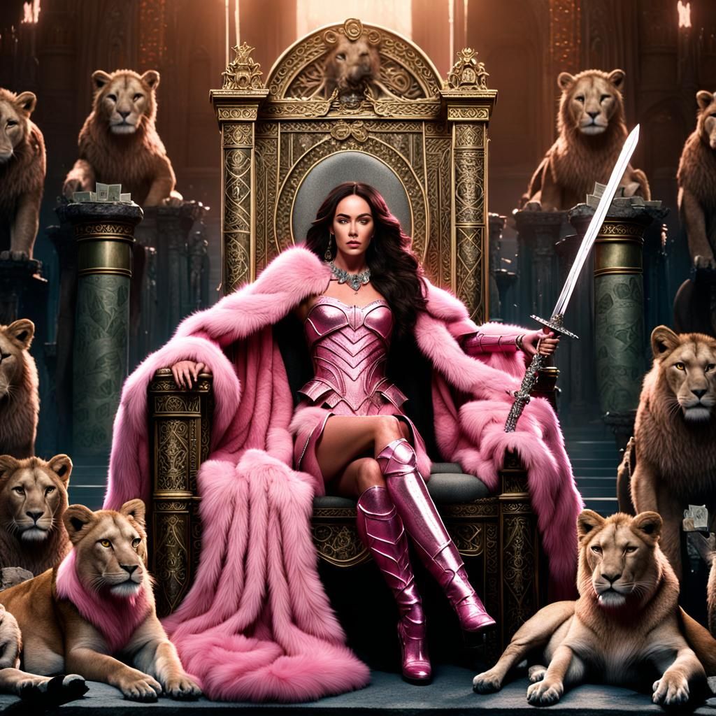 Megan Fox as Aphrodite in Dark Fantasy Style