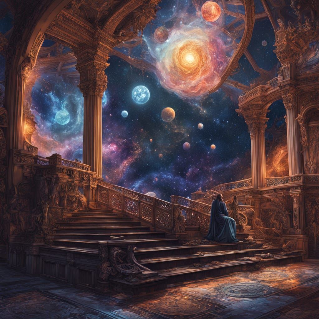 Celestial Cartographer Charts Constellations: Digital Fantas...