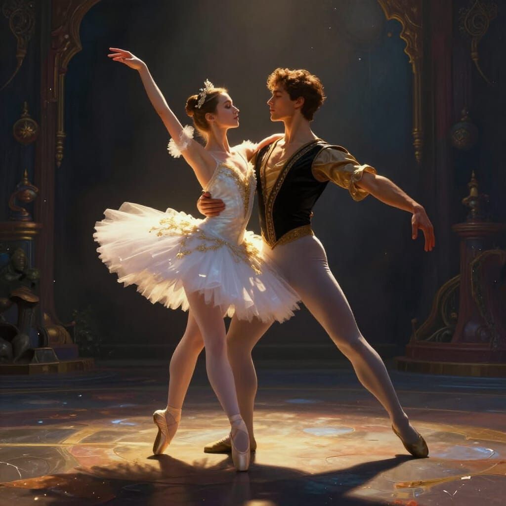 Ethereal Ballerina and Grounded Dancer in Unity