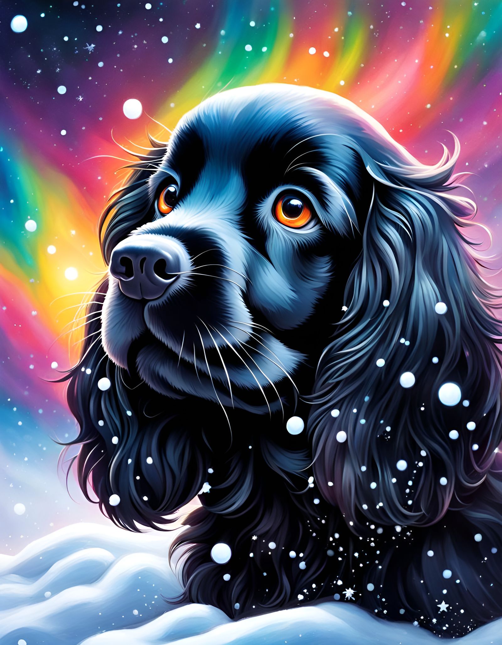 Portrait of a Cocker Spaniel Puppy