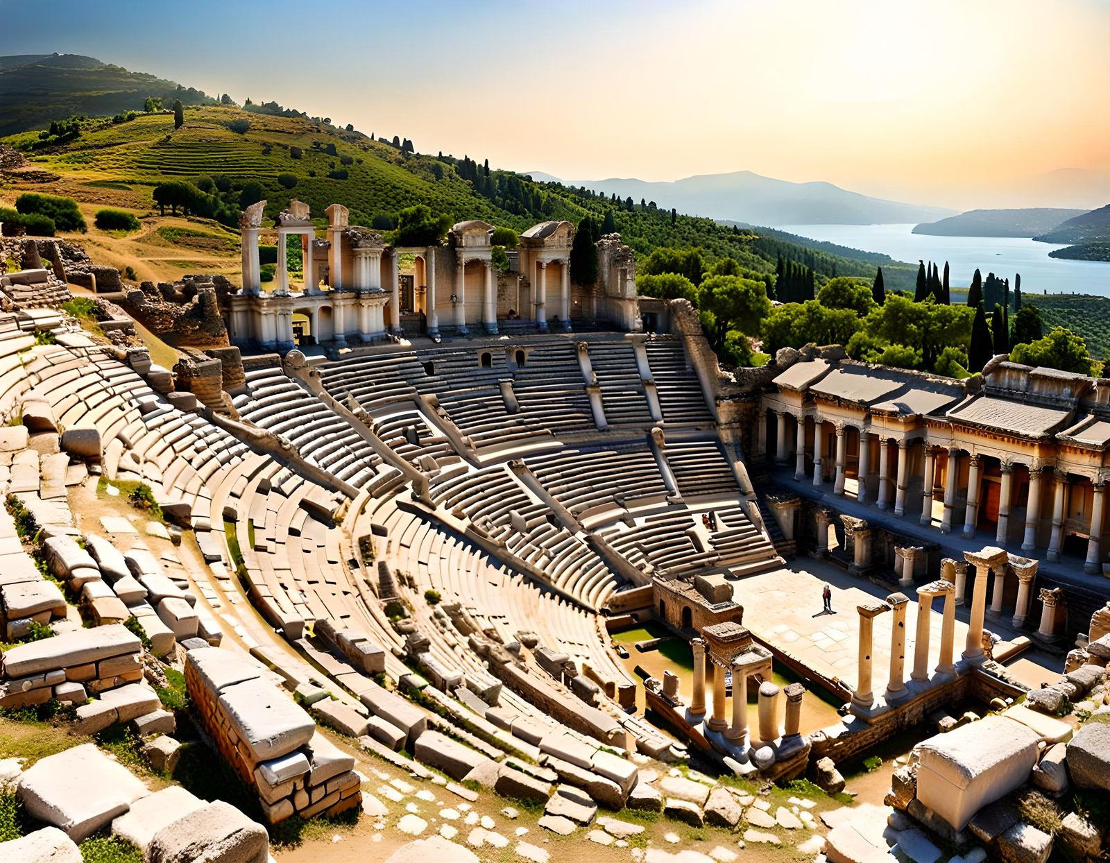 Ancient Ephesus in Dark Fantasy Concept Art