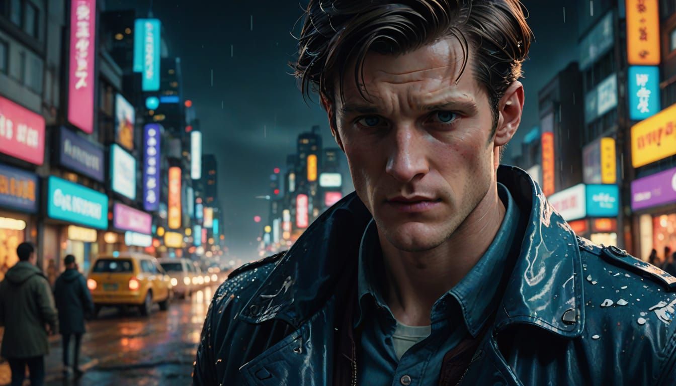 Hyperrealistic 3D Anime Portrait with Cinematic Lighting