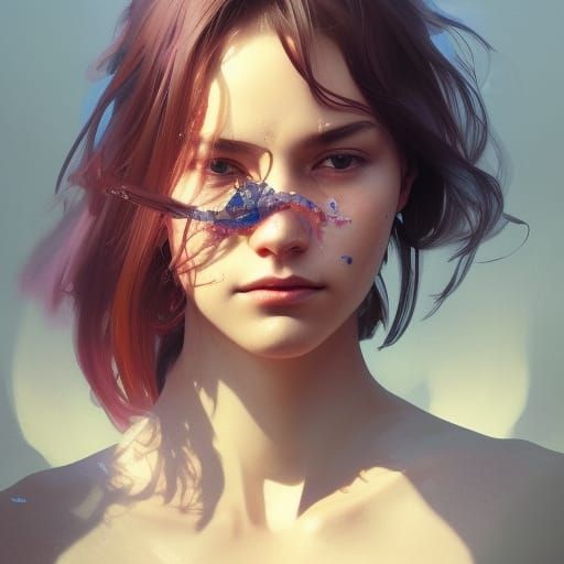 Hyperdetailed Portrait in Dynamic Lighting, 8K Resolution