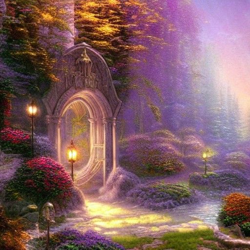 Ethereal Narnia-Inspired Fantasy Landscape