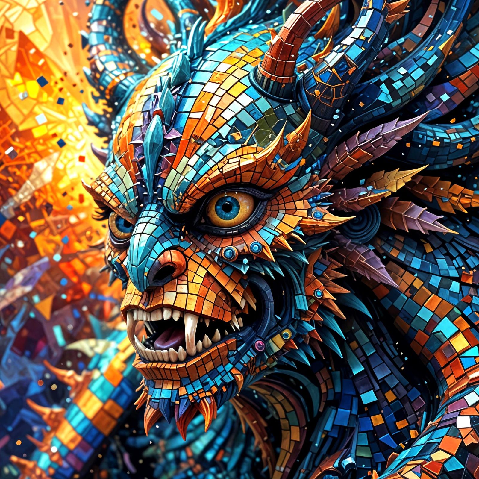 Mosaic Monster Masterpiece