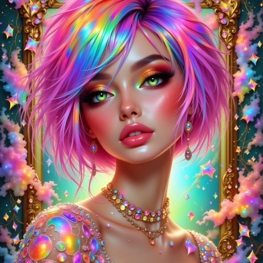 Barbie Doll in Rainbow Hues, Murakami & Craft Style