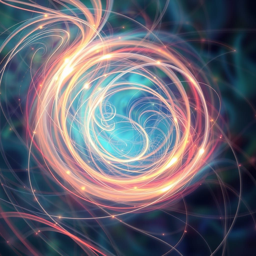 Dreamlike Digital Realms in Vibrant Hues