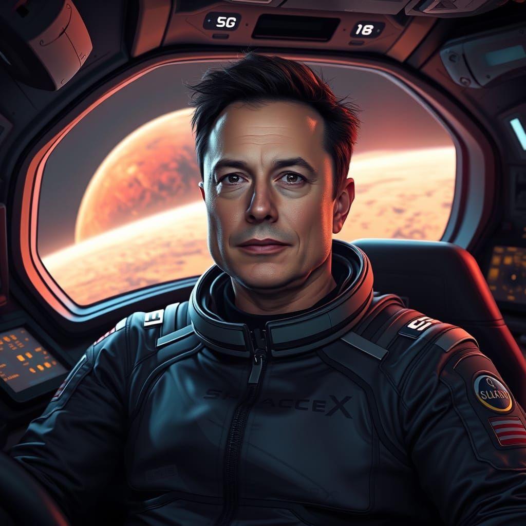 Elon Musk on a SpaceX Mission to Mars