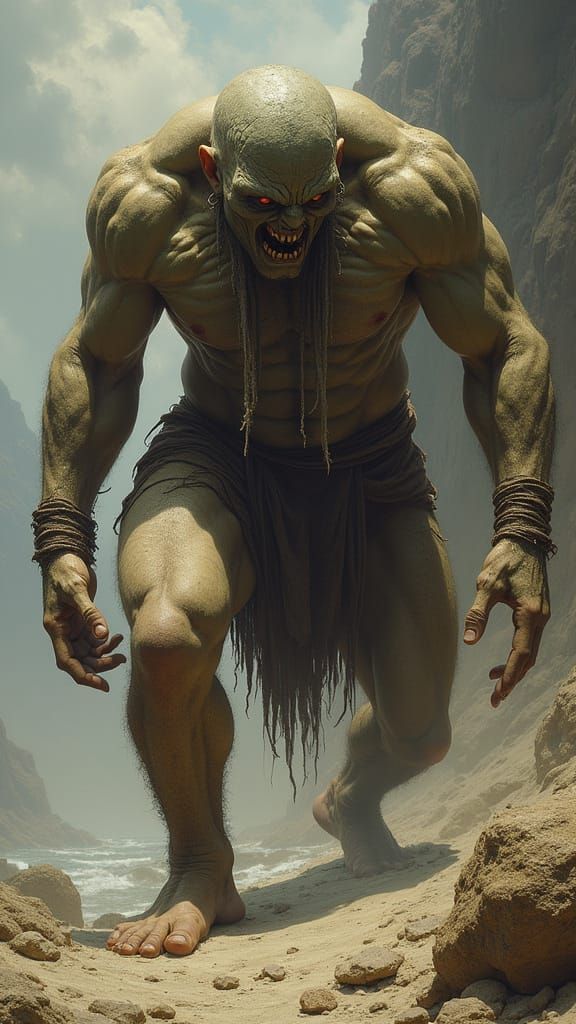 Polyphemus Cyclops from Odysseus' Odyssey