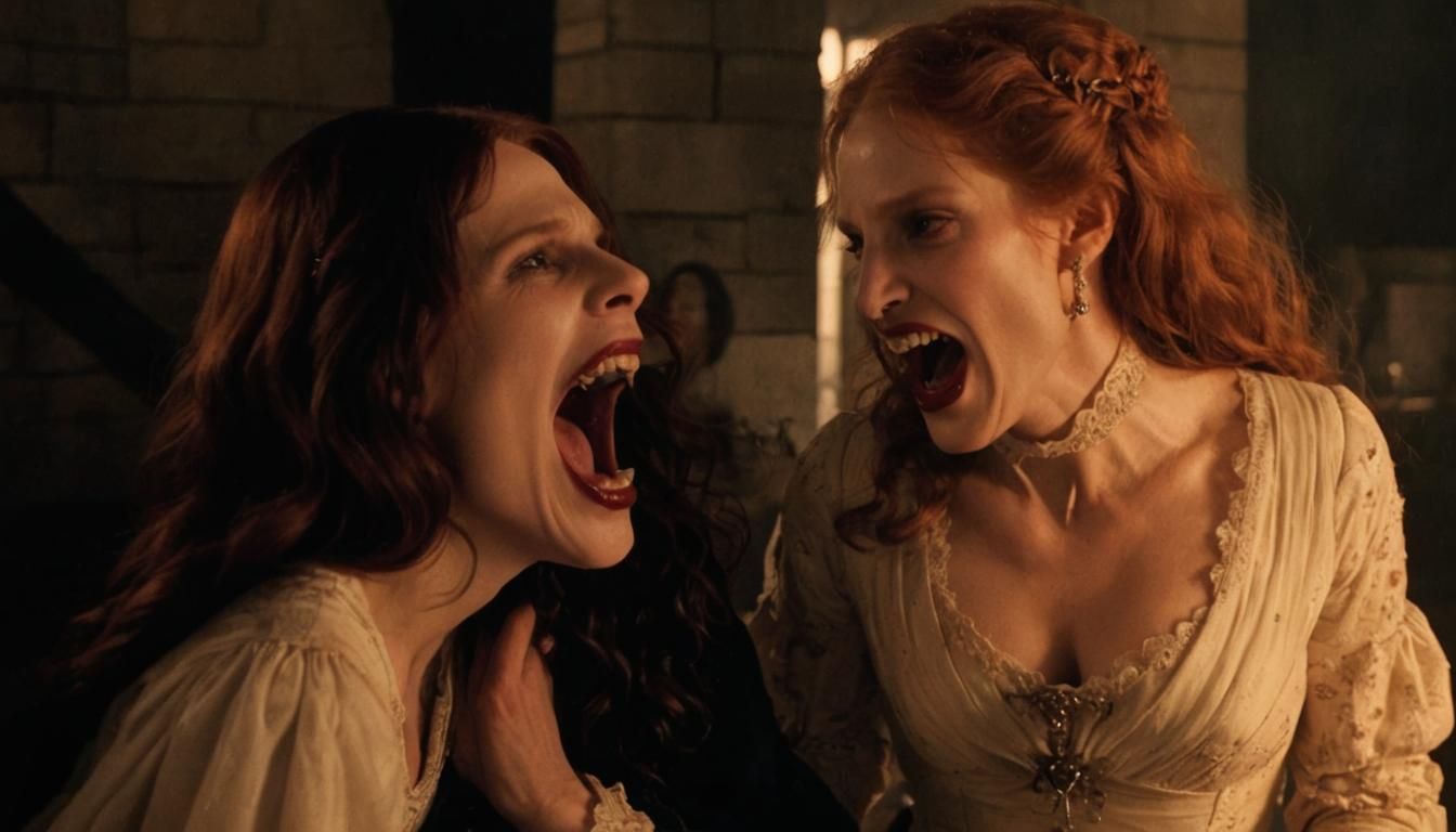 Bryce Dallas Howard and Jessica Chastain as Vampires