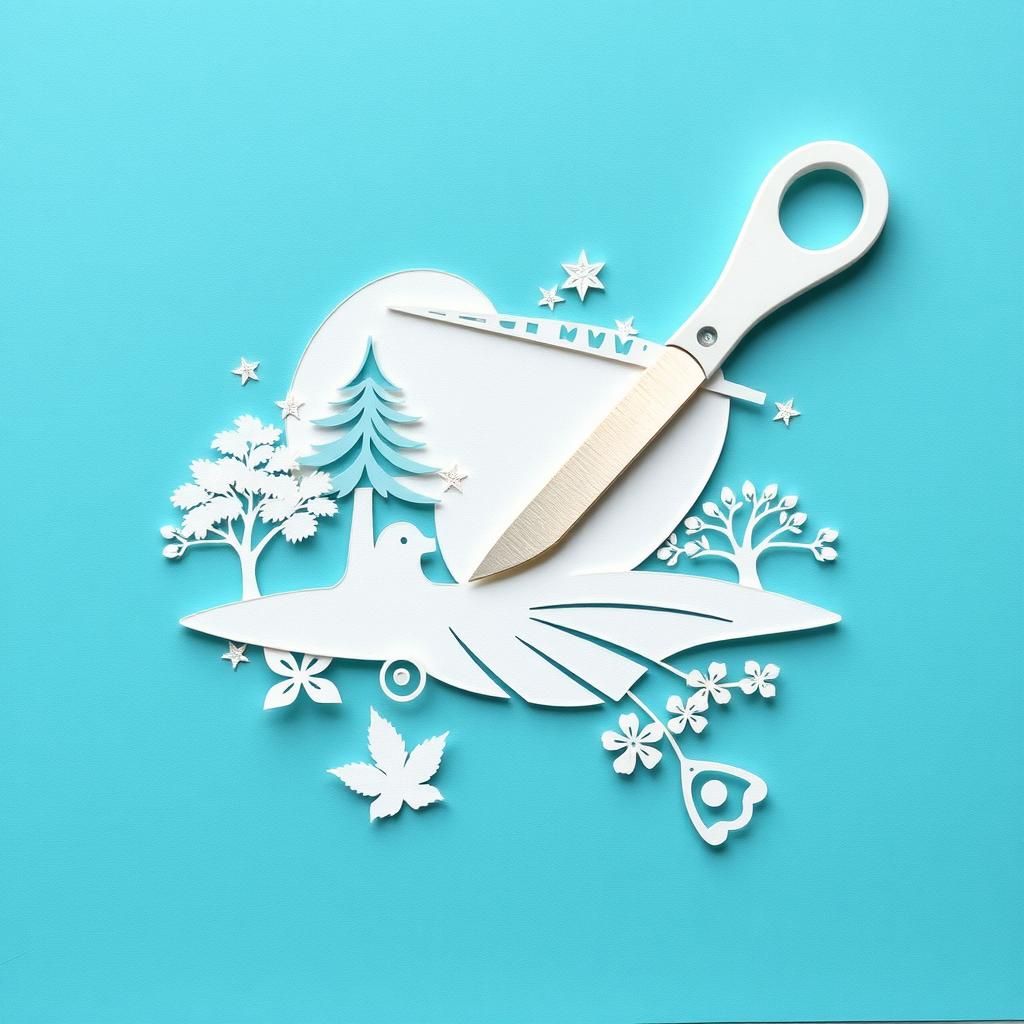 Papercut Art of a Paper Cutter