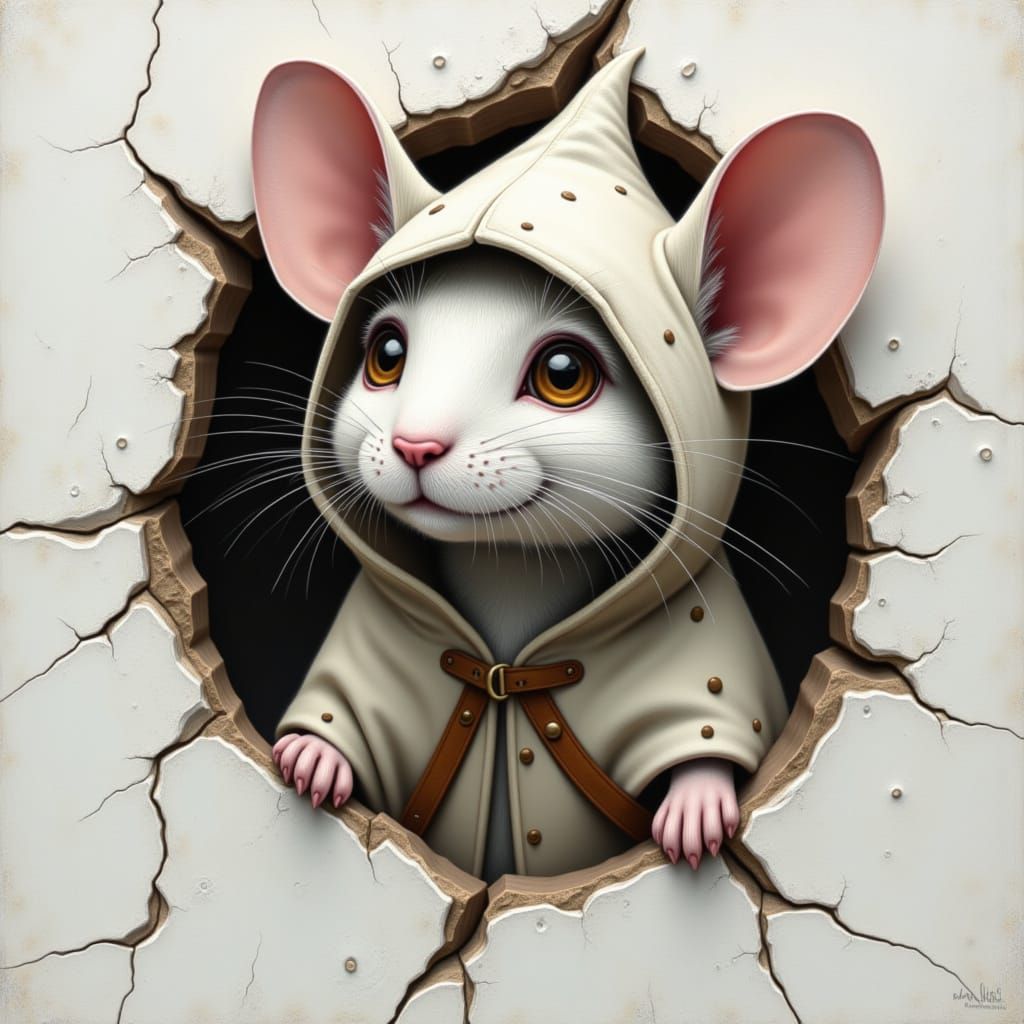 Little curious mouse