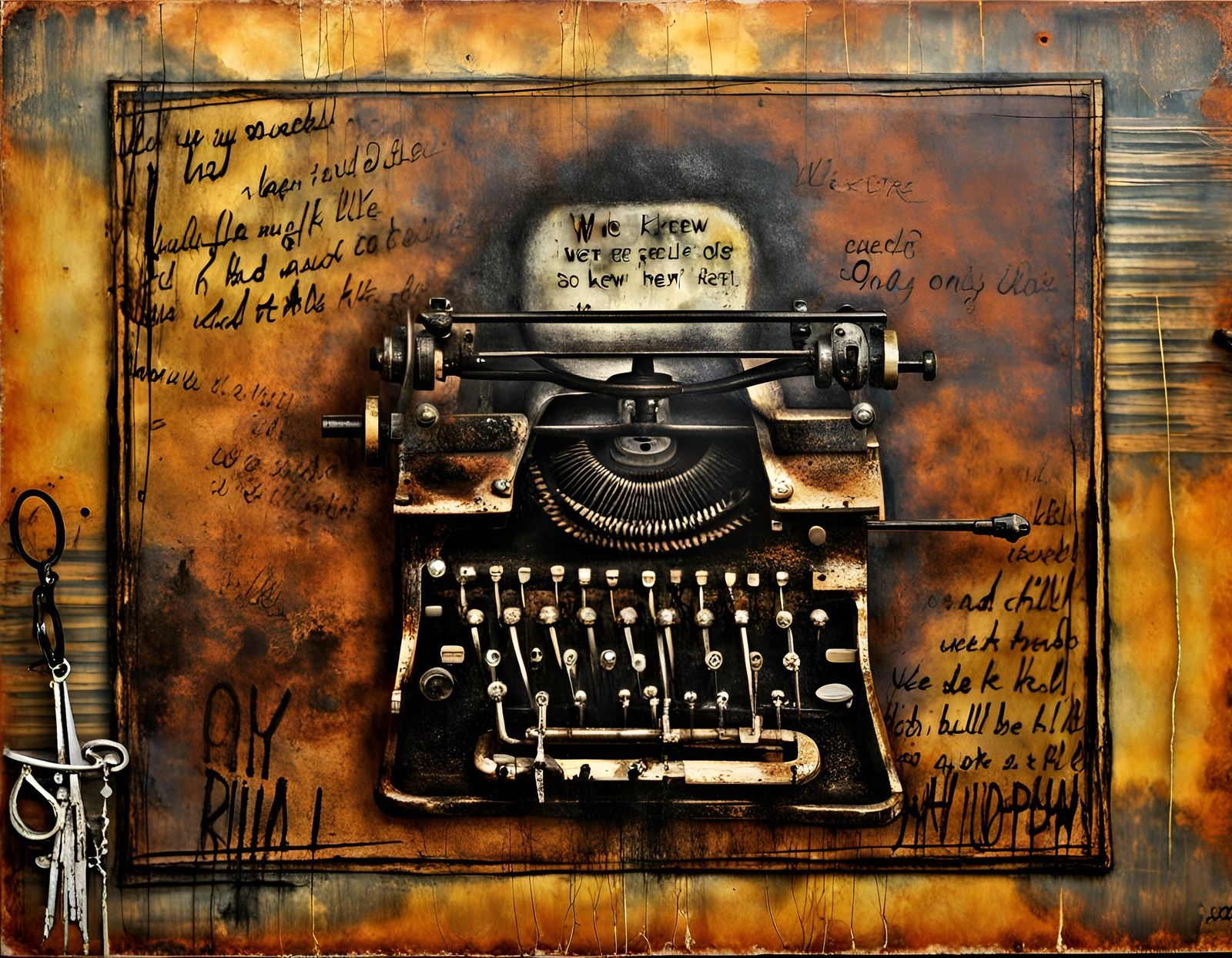 Delicate 3D Textile Sculpture with Lustre Finish