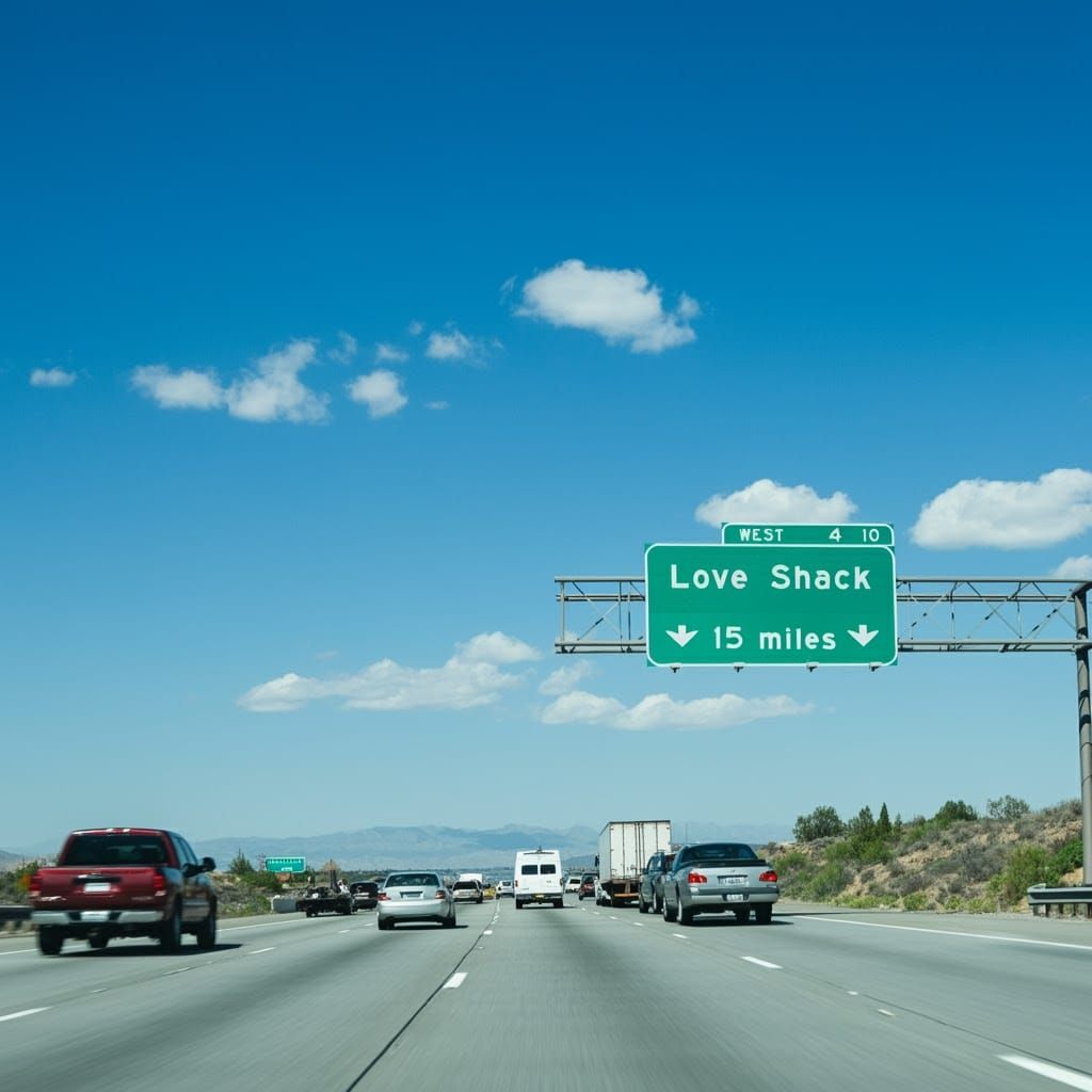 Busy Freeway to the Love Shack: Concept Art