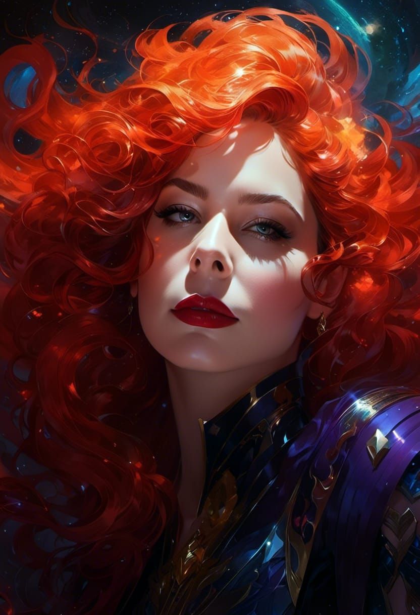 Goddess in Skintight Caftan: Conceptual Portraiture