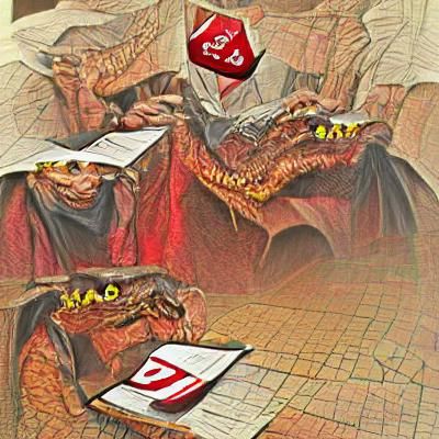 Dungeons & Dragons Tabletop Game Scene