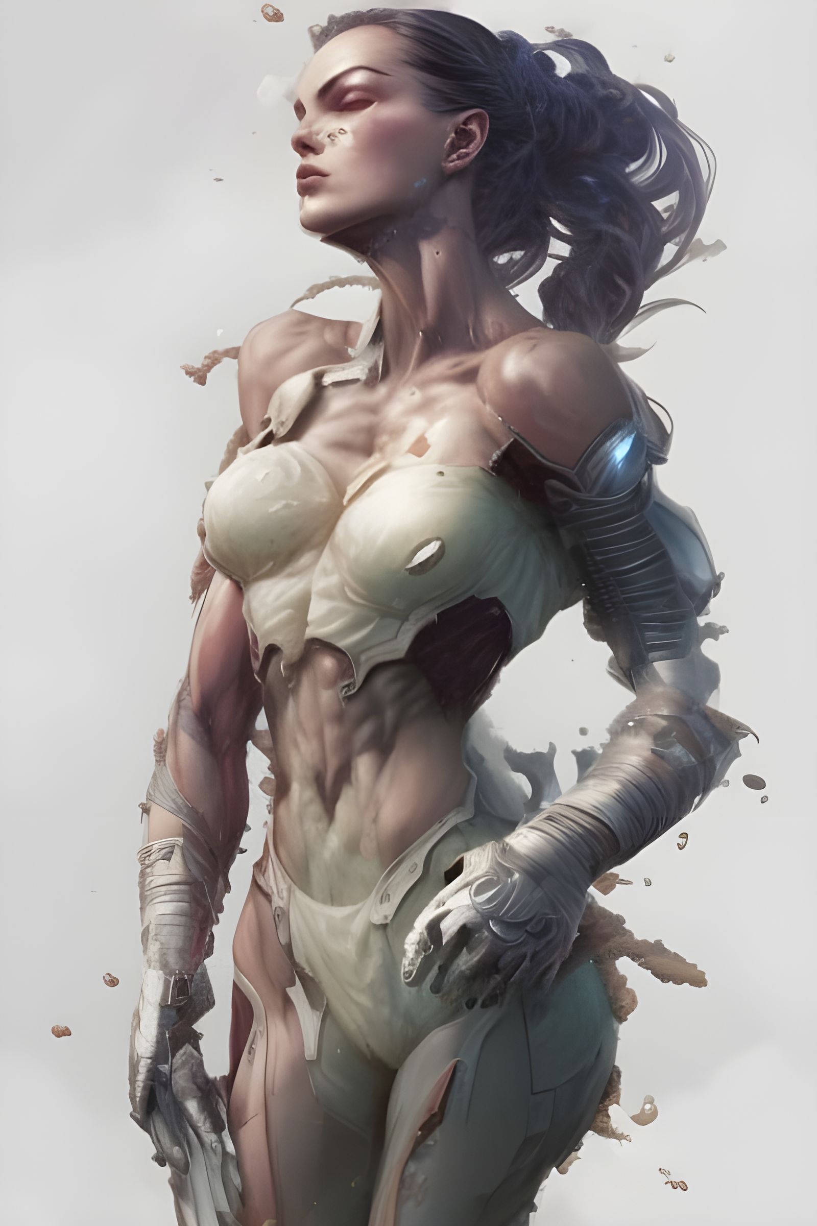 Biomechanical Woman Art by Klaus Wittmann