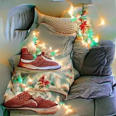 Comfy Christmas Cheer: An AI Interpretation