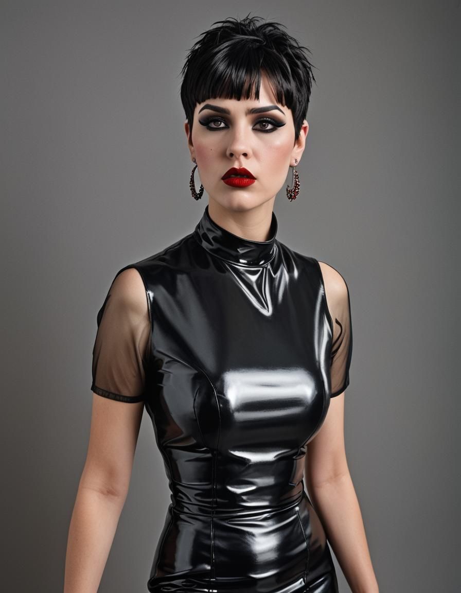 Gothic Mistress Portrait in Professional Photography Style