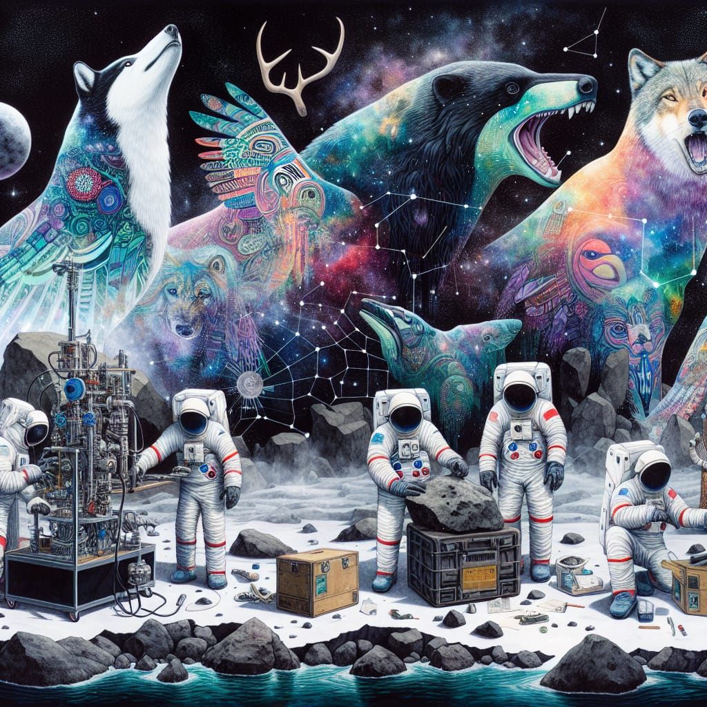 Gothic Astronauts and Tlingit Spirits on Asteroid