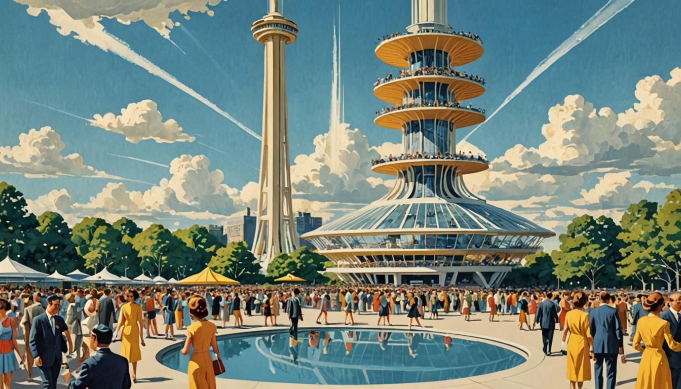 Tower of Light: Retro-Futuristic 1964 World's Fair