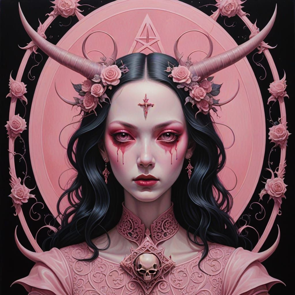 Surreal, dream, Pop surrealism, mixed media, satanic, occult...
