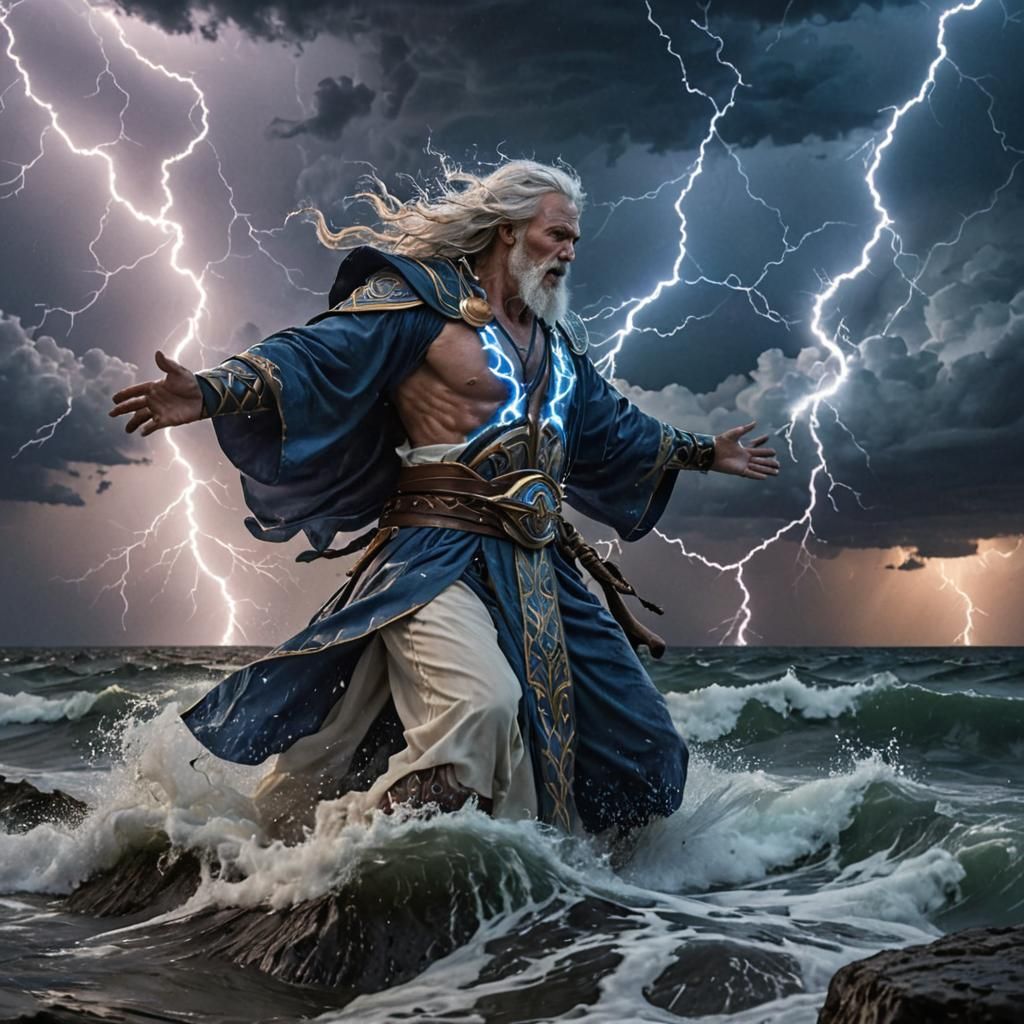 Druid Summons Storm with Lightning Strike