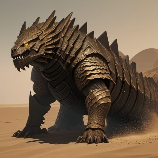 Majestic Razordune Stomps Through Desert Sands in Cinematic ...