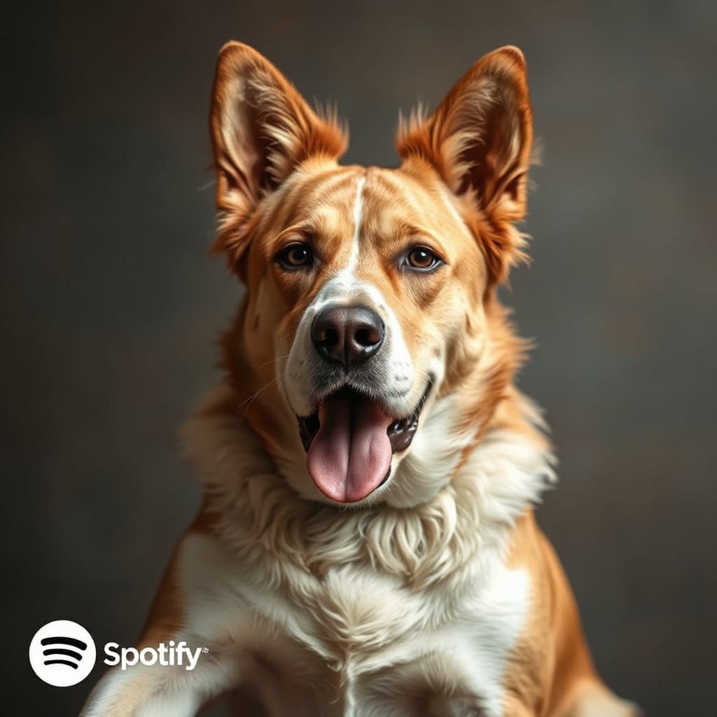 Dogs Album Cover in Renaissance Style